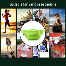 Multicolor Women Waist Bag Hip Belly Banana Bum Chest Belt Male Female Fanny Pack Pouch Purse Purse Kidney Row Bum Bag