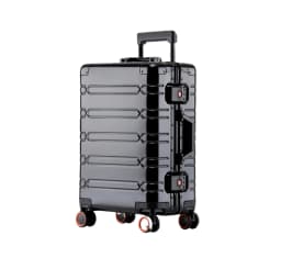 2024 New Large Capacity Durable Luggage Sets Aluminum Suitcase Women Girl Carry-On Boarding Travel 20/24/29