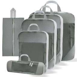 8/6pcs Set Travel Storage Bag Large Capacity Luggage Clothes Sorting Organizer Suitcase Pouch Case Essentials Shoes Packing Cube