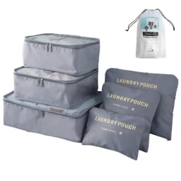 8/6pcs Set Travel Storage Bag Large Capacity Luggage Clothes Sorting Organizer Suitcase Pouch Case Essentials Shoes Packing Cube