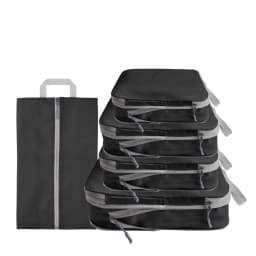 8/6pcs Set Travel Storage Bag Large Capacity Luggage Clothes Sorting Organizer Suitcase Pouch Case Essentials Shoes Packing Cube