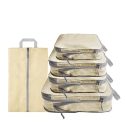 8/6pcs Set Travel Storage Bag Large Capacity Luggage Clothes Sorting Organizer Suitcase Pouch Case Essentials Shoes Packing Cube
