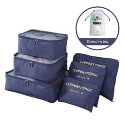 8/6pcs Set Travel Storage Bag Large Capacity Luggage Clothes Sorting Organizer Suitcase Pouch Case Essentials Shoes Packing Cube