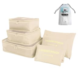 8/6pcs Set Travel Storage Bag Large Capacity Luggage Clothes Sorting Organizer Suitcase Pouch Case Essentials Shoes Packing Cube
