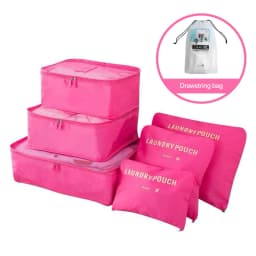 8/6pcs Set Travel Storage Bag Large Capacity Luggage Clothes Sorting Organizer Suitcase Pouch Case Essentials Shoes Packing Cube