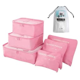 8/6pcs Set Travel Storage Bag Large Capacity Luggage Clothes Sorting Organizer Suitcase Pouch Case Essentials Shoes Packing Cube