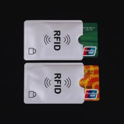 5pcs Anti-theft RFID Card Holder Colorful Aluminium Reader Lock Protect Case Cover Safety Passport Protector Sleeves