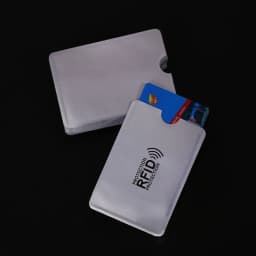 5pcs Anti-theft RFID Card Holder Colorful Aluminium Reader Lock Protect Case Cover Safety Passport Protector Sleeves