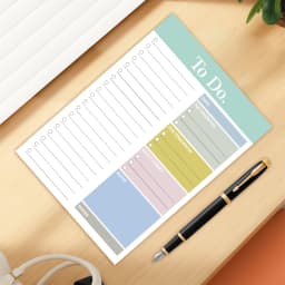 1pc To-Do Notepad - 50 Sheet Daily Planner Notepad, 5.1x7.1 Inch, Tear-Off Notepad, Home, Office, Memo, Notebook, Back to School