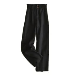 Linen Solid Casual Basic Elastic High Waist Wide Leg Loose Women's Pants Ankle-Length Pants For Women Clothing Fashion 2024