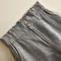 Linen Solid Casual Basic Elastic High Waist Wide Leg Loose Women's Pants Ankle-Length Pants For Women Clothing Fashion 2024