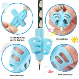 Pencil Handle Rod Grips pen Holder Grip for Kids Cute Hand writing Aid Trainer Posture Correction Pen Finger Holder