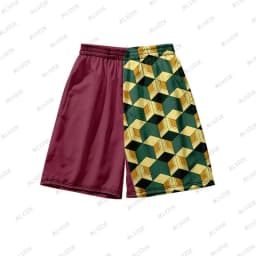 New Summer Beach Shorts with Pocket For Women Anime 3D Print Costume Kamado Tanjirou Harajuku Jogging Unisex Short Pants