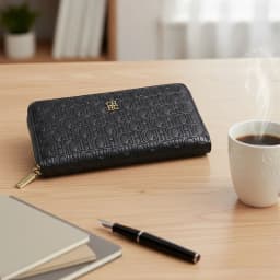 CH Women's Solid Colour Long Wallet Niche Design Fashion Simple Large Capacity Bag Luxury Temperament Vintage Classic Wallet