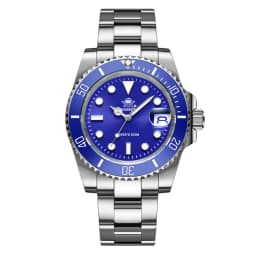 ADDIESDIVE Stainless Steel Watch Men's European and American Business Leisure Quartz Watch Waterproof Outdoor Sports Watch