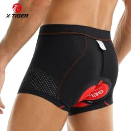 X-TIGER Men's Cycling Underwear with 5D Gel Cushioned MTB Boxer Cycling Shorts Road Cycling Underwear Cycling Equipment