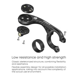 CYCLAMI S2 Bike Computer Mount Mountain Road Bicycle GPS Headlight Holder Bracket Support For GARMIN XOSS IGPSPORT Magene Coospo