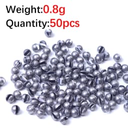DNDYUJU 50pcs Round Split Shot Fishing Weights Lead Explosion Sinker Fishing Float Weight Tackle Tool Fishing Accessories