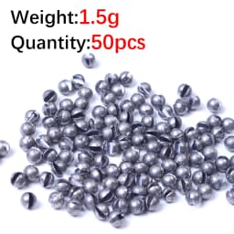 DNDYUJU 50pcs Round Split Shot Fishing Weights Lead Explosion Sinker Fishing Float Weight Tackle Tool Fishing Accessories