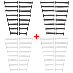 16pcs/lot Silicone Shoelaces No Tie Shoelaces 12 Colors Elastic Lace Shoelace Creative Lazy Silicone Laces Rubber Lace
