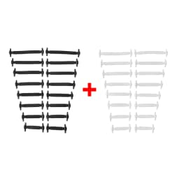 16pcs/lot Silicone Shoelaces No Tie Shoelaces 12 Colors Elastic Lace Shoelace Creative Lazy Silicone Laces Rubber Lace