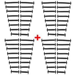16pcs/lot Silicone Shoelaces No Tie Shoelaces 12 Colors Elastic Lace Shoelace Creative Lazy Silicone Laces Rubber Lace