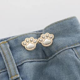 1 Pair Jeans Button Adjustable Clips for Pant Skirts Waist Tightener Buckle Snap Button Adjuster Pants Pin Retractable Button