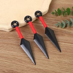3pcs Anime Darts Ninja Akatsuki Cosplay Hatake Kakashi Uchiha Sasuke Kunai Shuriken Throwing Weapon Props Toy Gift