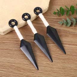 3pcs Anime Darts Ninja Akatsuki Cosplay Hatake Kakashi Uchiha Sasuke Kunai Shuriken Throwing Weapon Props Toy Gift