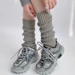 1 Pair Women Leg Warmer Japanese Lolita Long Socks Wool Knitted Foot Cover Arm Warmer Autumn Winter Crochet Heap Sock Boot Cuffs