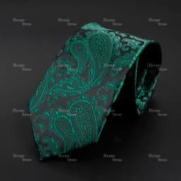 New Design Business Paisley Men Tie Red Blue Green Purple Slim Skinny 6cm Necktie Luxury Jacquard Wedding Party Cravat Accessory