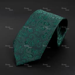 New Design Business Paisley Men Tie Red Blue Green Purple Slim Skinny 6cm Necktie Luxury Jacquard Wedding Party Cravat Accessory