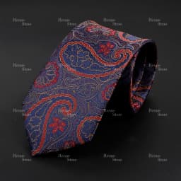 New Design Business Paisley Men Tie Red Blue Green Purple Slim Skinny 6cm Necktie Luxury Jacquard Wedding Party Cravat Accessory