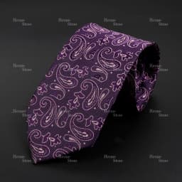New Design Business Paisley Men Tie Red Blue Green Purple Slim Skinny 6cm Necktie Luxury Jacquard Wedding Party Cravat Accessory