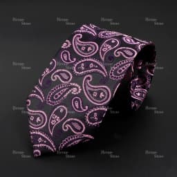 New Design Business Paisley Men Tie Red Blue Green Purple Slim Skinny 6cm Necktie Luxury Jacquard Wedding Party Cravat Accessory