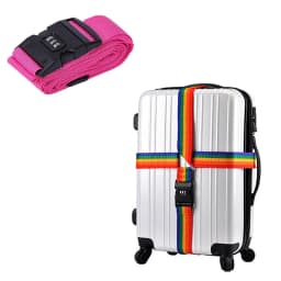 cipher lock Luggage Straps Adjustable Travel Suitcase Buckle Strap Baggage Belt Travel Accessorises Suitcase Packing Seat Belts