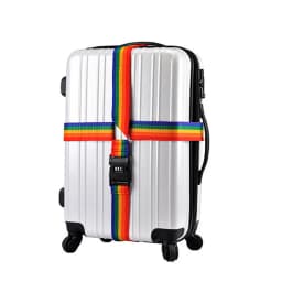 cipher lock Luggage Straps Adjustable Travel Suitcase Buckle Strap Baggage Belt Travel Accessorises Suitcase Packing Seat Belts