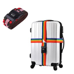 cipher lock Luggage Straps Adjustable Travel Suitcase Buckle Strap Baggage Belt Travel Accessorises Suitcase Packing Seat Belts