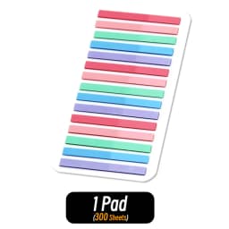 3000 Sheets Color Stickers Transparent Fluorescent Index Tabs Flags Sticky Note Page Bookmark School Office Supplies Stationery