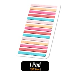 3000 Sheets Color Stickers Transparent Fluorescent Index Tabs Flags Sticky Note Page Bookmark School Office Supplies Stationery