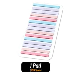 3000 Sheets Color Stickers Transparent Fluorescent Index Tabs Flags Sticky Note Page Bookmark School Office Supplies Stationery