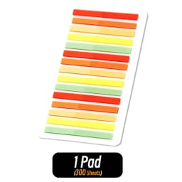 3000 Sheets Color Stickers Transparent Fluorescent Index Tabs Flags Sticky Note Page Bookmark School Office Supplies Stationery