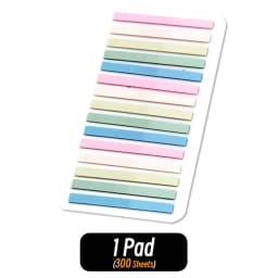 3000 Sheets Color Stickers Transparent Fluorescent Index Tabs Flags Sticky Note Page Bookmark School Office Supplies Stationery