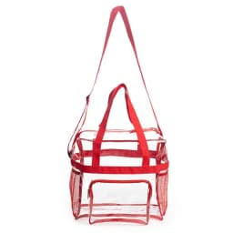 Stadium Approved PVC Clear Purse Large Capacity Clear Bag Clear Crossbody Bag for Concerts Sports Festivals