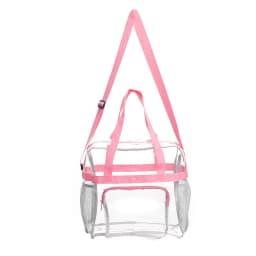 Stadium Approved PVC Clear Purse Large Capacity Clear Bag Clear Crossbody Bag for Concerts Sports Festivals