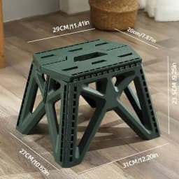 1 Pcs Folding Camp Stool Portable Outdoor Stool Small Chair Footrest Seat Foldable for Camping Hiking Beach Fishing Chair