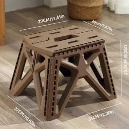 1 Pcs Folding Camp Stool Portable Outdoor Stool Small Chair Footrest Seat Foldable for Camping Hiking Beach Fishing Chair