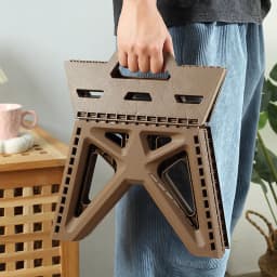 1 Pcs Folding Camp Stool Portable Outdoor Stool Small Chair Footrest Seat Foldable for Camping Hiking Beach Fishing Chair