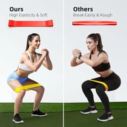 Different Resistance Bands Yoga Band Fitness Exercise Training Hip Tension Band Leg Squat Dance Elastic Loop Stretch Band