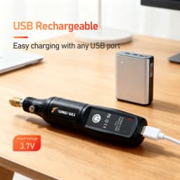 Cordless Mini Rotary Tool Electric Drill USB Rechargeable Engraving Pen For Dremel Handheld Polishing Drilling Carving DIY Craft